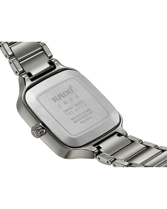 RADO True Square Automatic Grey Ceramic Bracelet (R27077102)