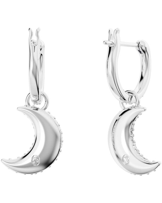 SWAROVSKI White Luna drop earrings Moon