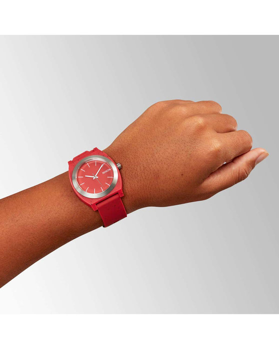 NIXON Time Teller OPP Red Plastic Strap