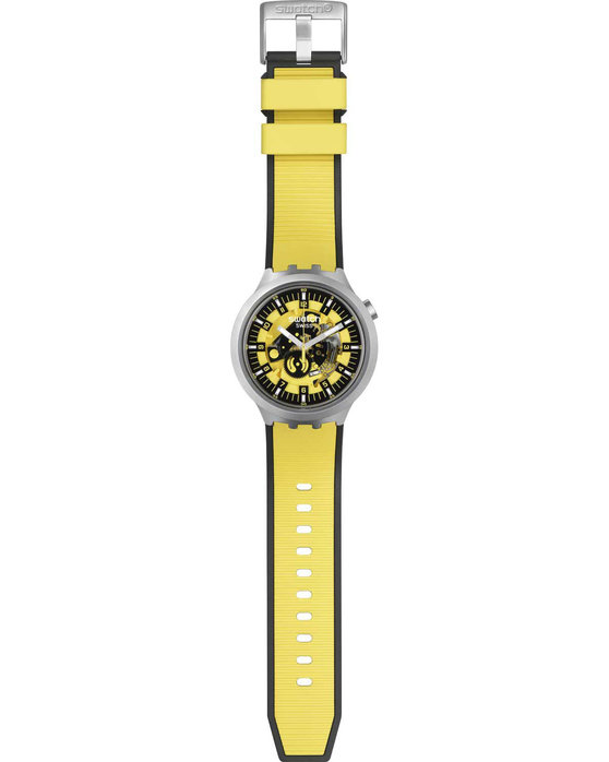 SWATCH Bolden Yellow Two Tone Silicone Strap