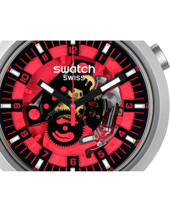 SWATCH Red Juicy Two Tone Silicone Strap