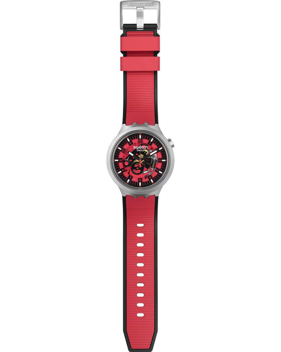 SWATCH Red Juicy Two Tone Silicone Strap