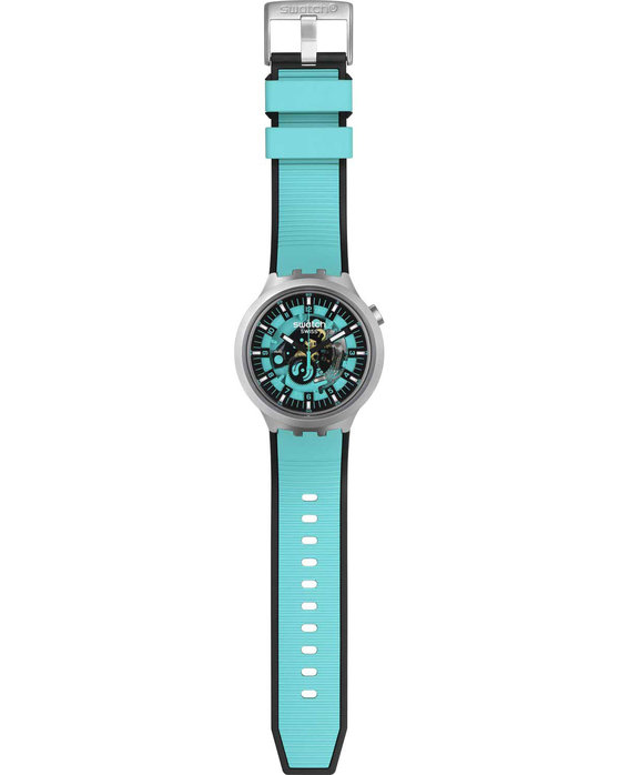 SWATCH Mint Trim Two Tone Silicone Strap