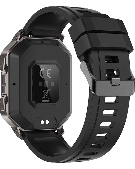 DAS.4 SG35 Smartwatch Black Silicone Strap