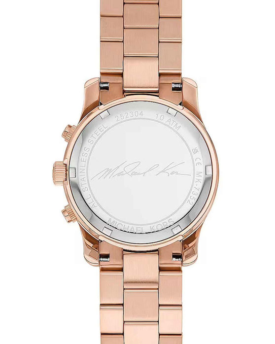 MICHAEL KORS Runway Chronograph Rose Gold Stainless Steel Bracelet