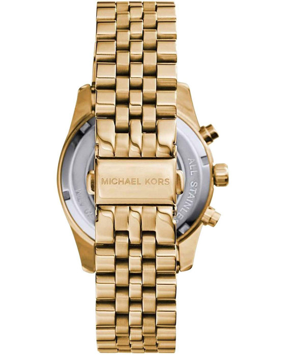 MICHAEL KORS Lexington Chronograph Gold Stainless Steel Bracelet