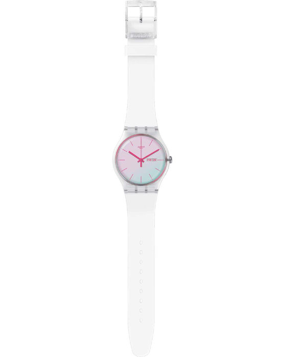 SWATCH Transformation Polawhite White Silicone Strap