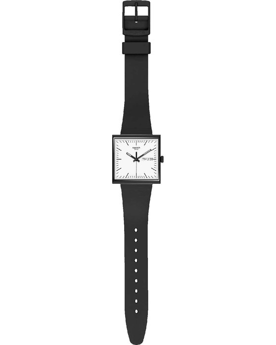 SWATCH Bioceramic What If Black Biosourced Strap