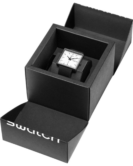 SWATCH Bioceramic What If Black Biosourced Strap