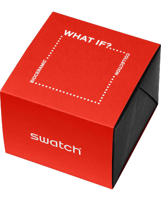 SWATCH Bioceramic What If Black Biosourced Strap