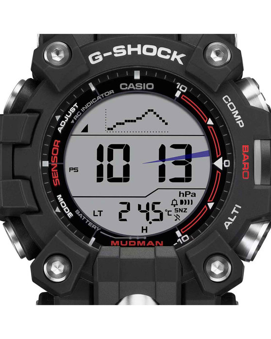 G-SHOCK Tough Solar MASTER OF G-LAND MUDMAN Black Resin Strap