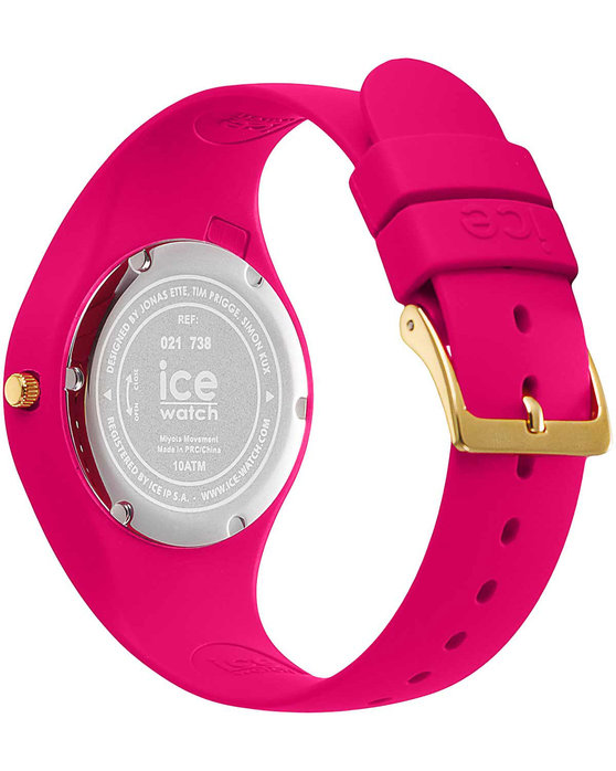 ICE WATCH Flower Fuchsia Silicone Strap (S+)