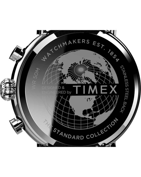 TIMEX Waterbury Chronograph Black Fabric Strap