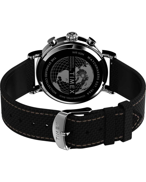 TIMEX Waterbury Chronograph Black Fabric Strap