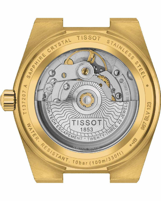 TISSOT T-Classic PRX Powermatic 80 Automatic Gold Stainless Steel Bracelet