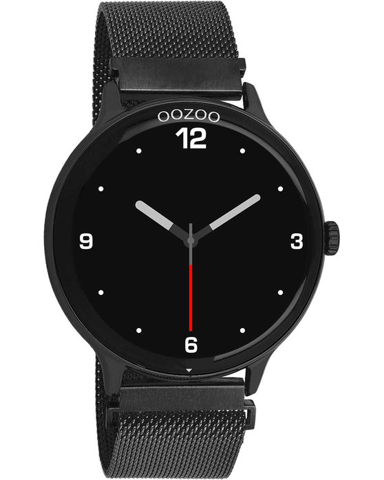 OOZOO Smartwatch Black Stainless Steel Bracelet