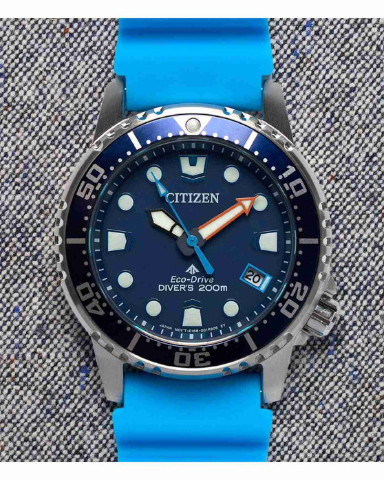 CITIZEN Promaster Eco-Drive Divers Light Blue Polyurethane Strap