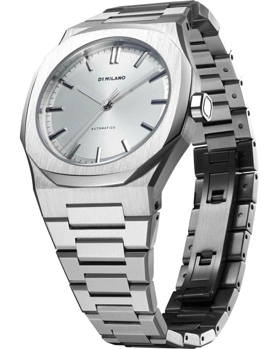 D1 MILANO Automatico Silver Stainless Steel Bracelet