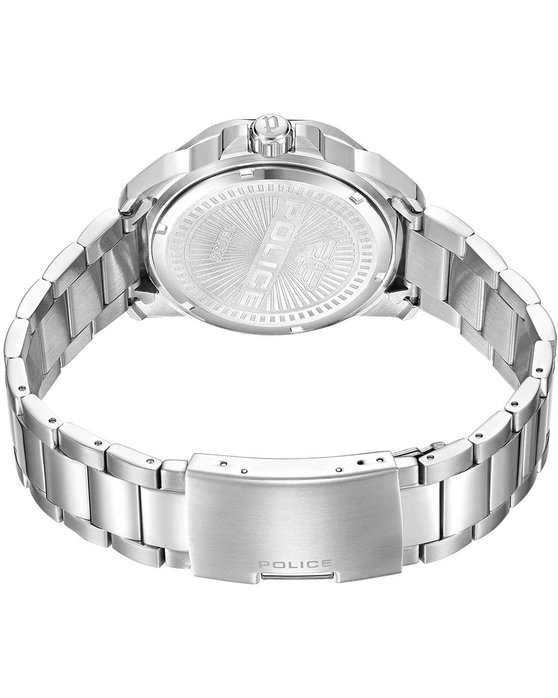 POLICE Thornton Silver Stainless Steel Bracelet