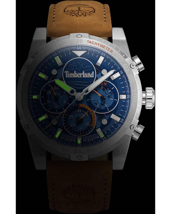 TIMBERLAND Sherbrook Brown Leather Strap