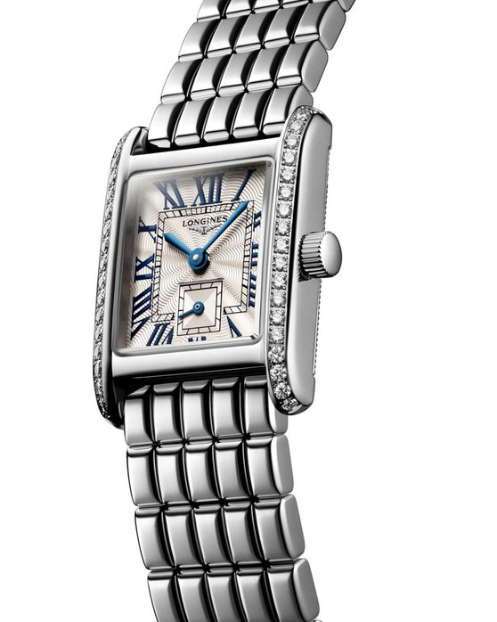 LONGINES Mini DolceVita Diamonds Silver Stainless Steel Bracelet