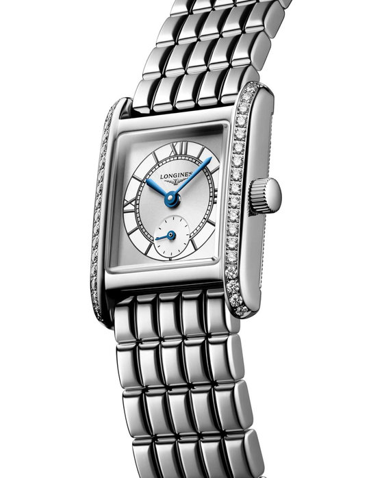 LONGINES Mini DolceVita Diamonds Silver Stainless Steel Bracelet