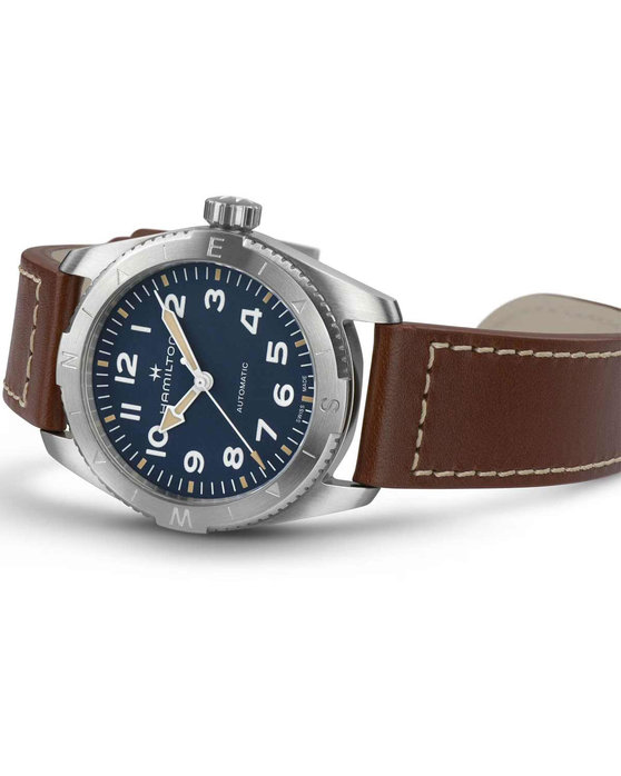 HAMILTON Khaki Field Expedition Automatic Brown Leather Strap