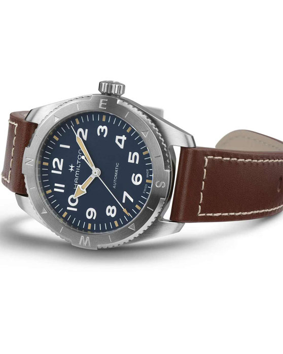 HAMILTON Khaki Field Expedition Automatic Brown Leather Strap