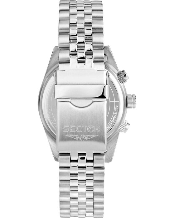 SECTOR 240 Chronograph Silver Stainless Steel Bracelet