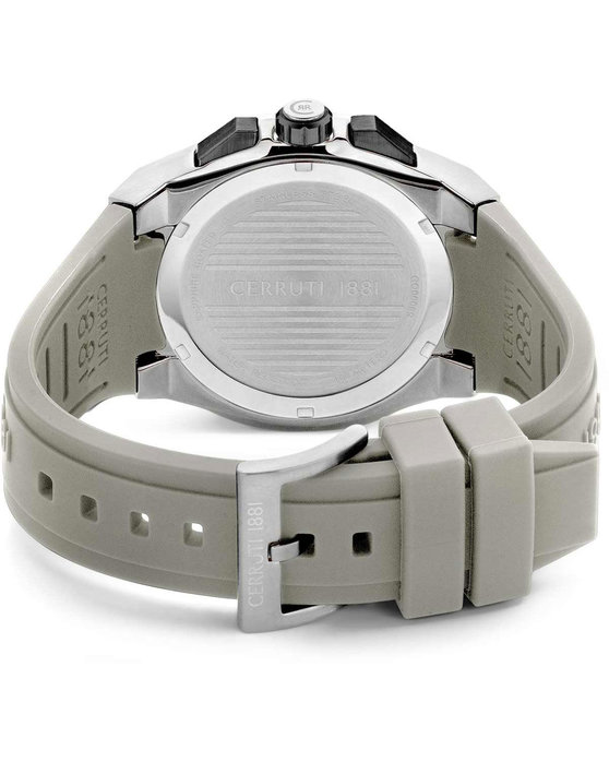 CERRUTI Razzuolo Chronograph Grey Silicone Strap