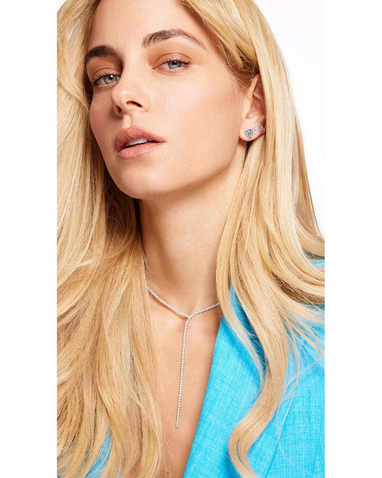 Κολιέ DOUKISSA NOMIKOU Tennis Tie Necklace Silver