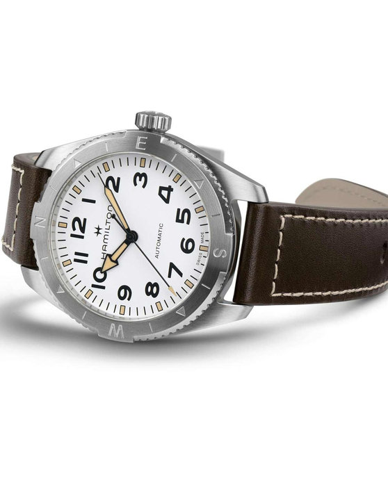 HAMILTON Khaki Field Expedition Automatic Brown Leather Strap