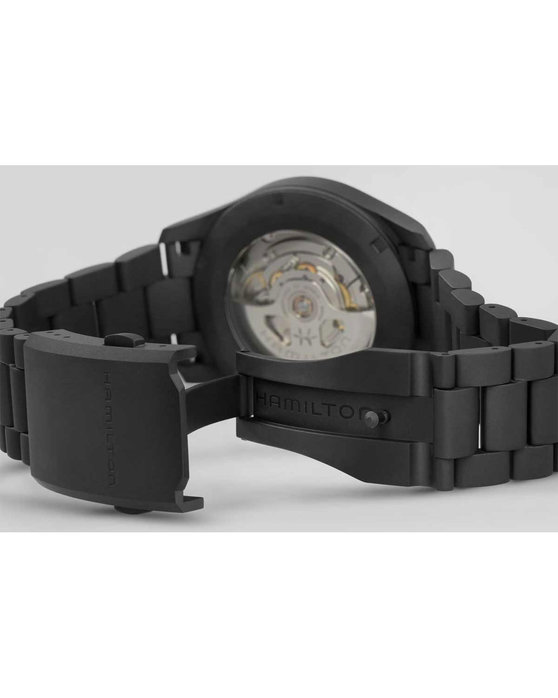 HAMILTON Khaki Field Automatic Black Titanium Bracelet