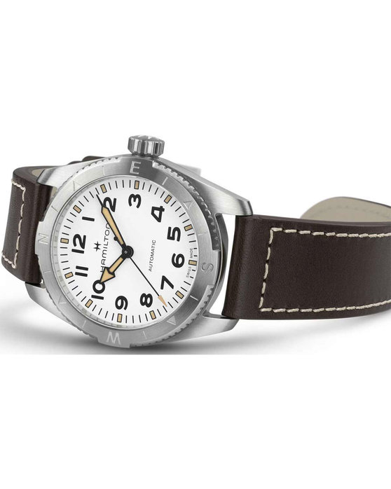 HAMILTON Khaki Field Expedition Automatic Brown Leather Strap