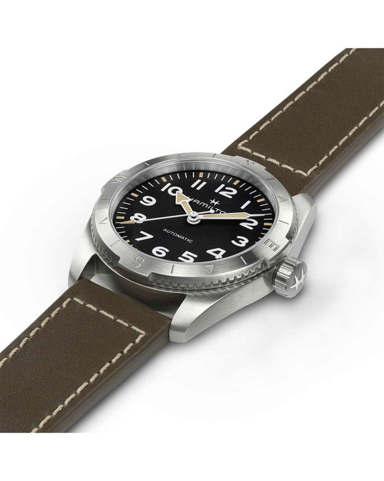 HAMILTON Khaki Field Expedition Automatic Brown Leather Strap