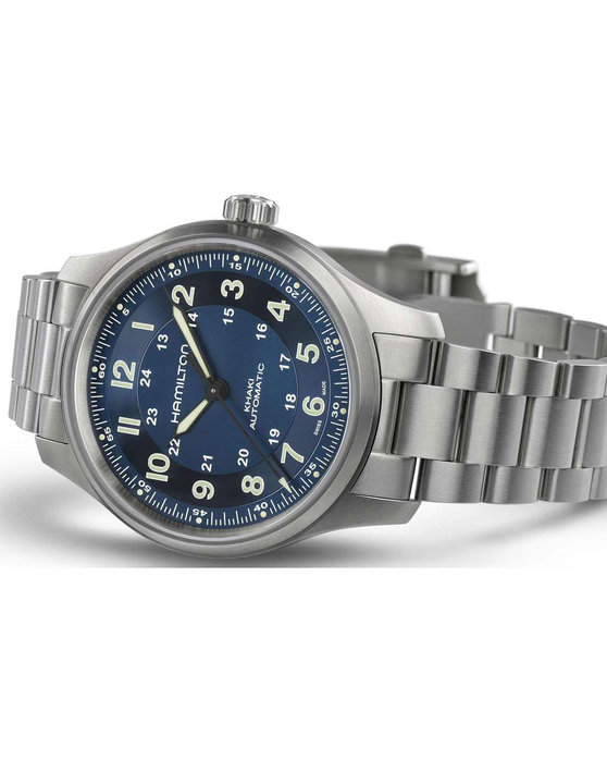 HAMILTON Khaki Field Automatic Silver Titanium Bracelet