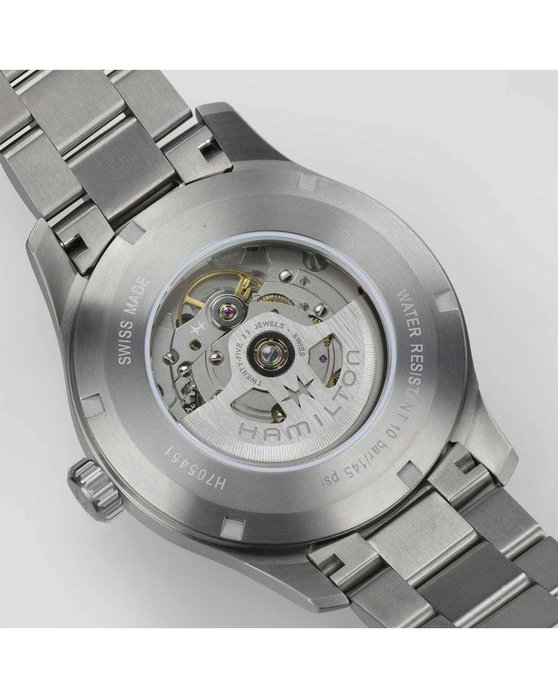 HAMILTON Khaki Field Automatic Silver Titanium Bracelet