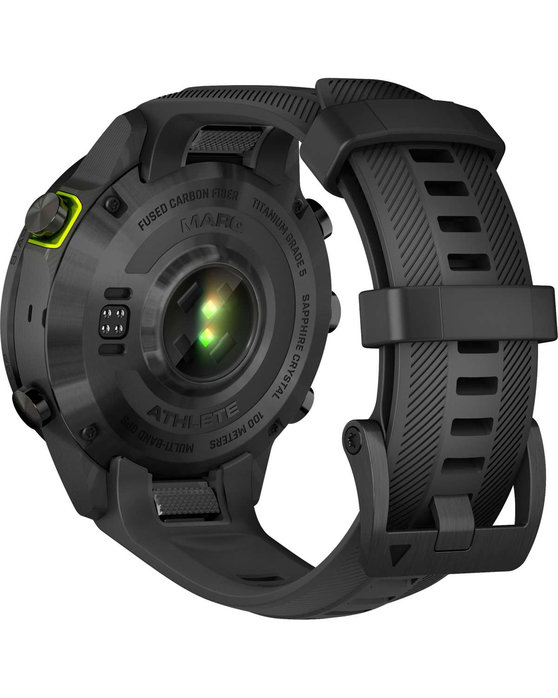 GARMIN MARQ Athlete (Gen 2) Carbon Edition Black Silicone Strap