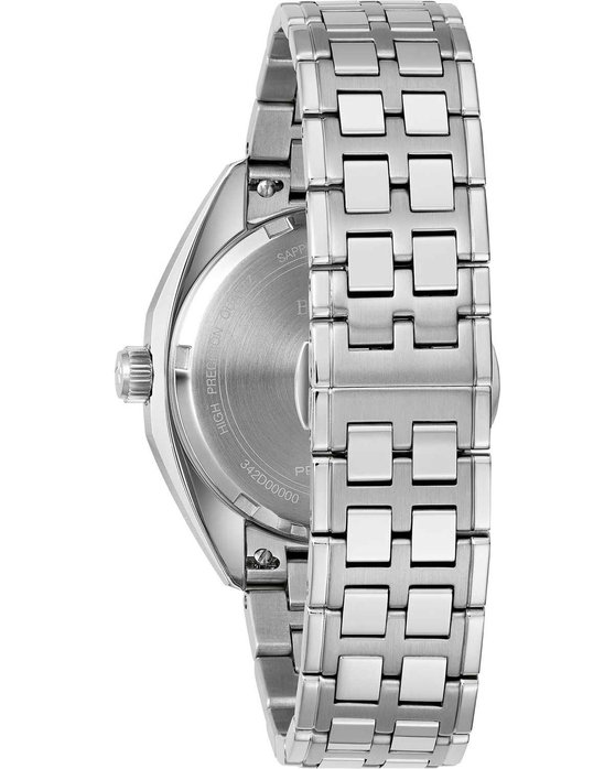 BULOVA Jet Star Precisionist Silver Stainless Steel Bracelet Limited Edition Gift Set