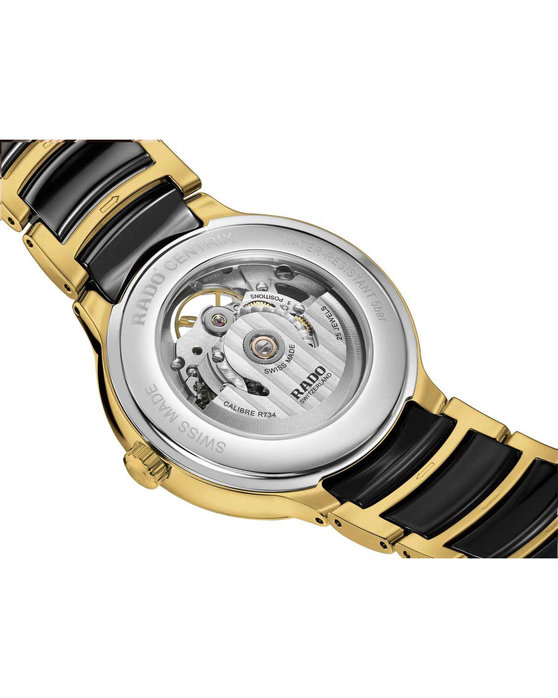 RADO Centrix Automatic Two Tone Combined Materials Bracelet (R30008302)