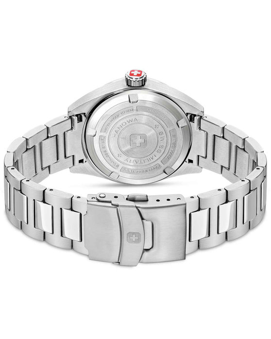 SWISS MILITARY HANOWA Lynx Silver Stainless Steel Bracelet