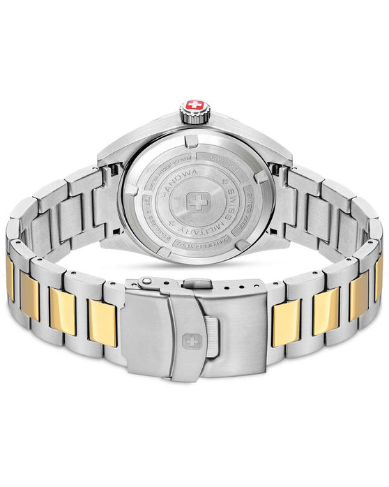 SWISS MILITARY HANOWA Lynx Two Tone Stainless Steel Bracelet