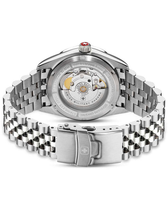 SWISS MILITARY HANOWA Diligenter Automatic Silver Stainless Steel Bracelet