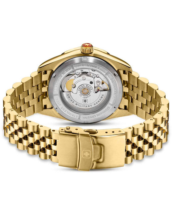 SWISS MILITARY HANOWA Diligenter Automatic Gold Stainless Steel Bracelet