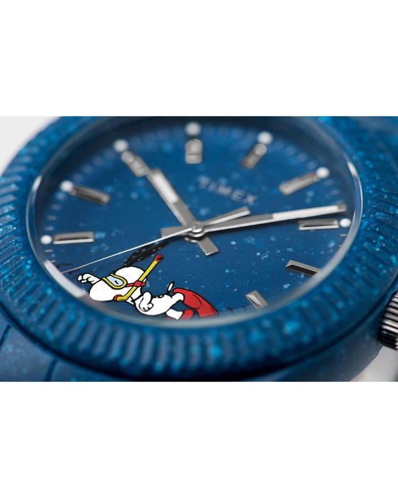 TIMEX Peanuts x Waterbury Legacy Blue Plastic Bracelet