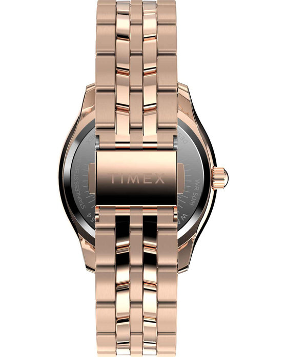 TIMEX Trend Ariana Crystals Rose Gold Stainless Steel Bracelet