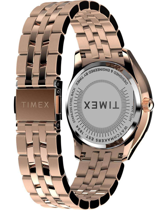 TIMEX Trend Ariana Crystals Rose Gold Stainless Steel Bracelet