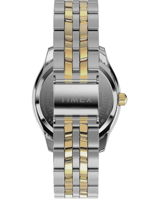 TIMEX Trend Ariana Crystals Two Tone Stainless Steel Bracelet