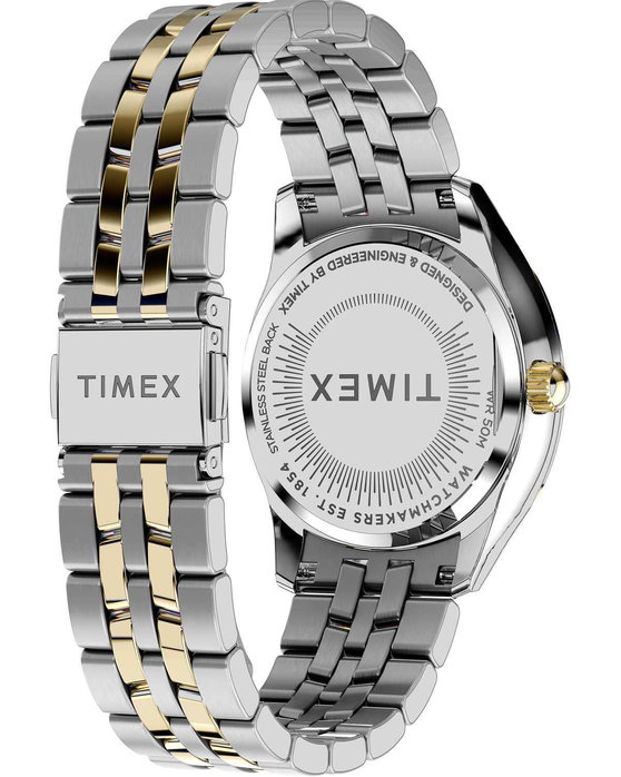 TIMEX Trend Ariana Crystals Two Tone Stainless Steel Bracelet