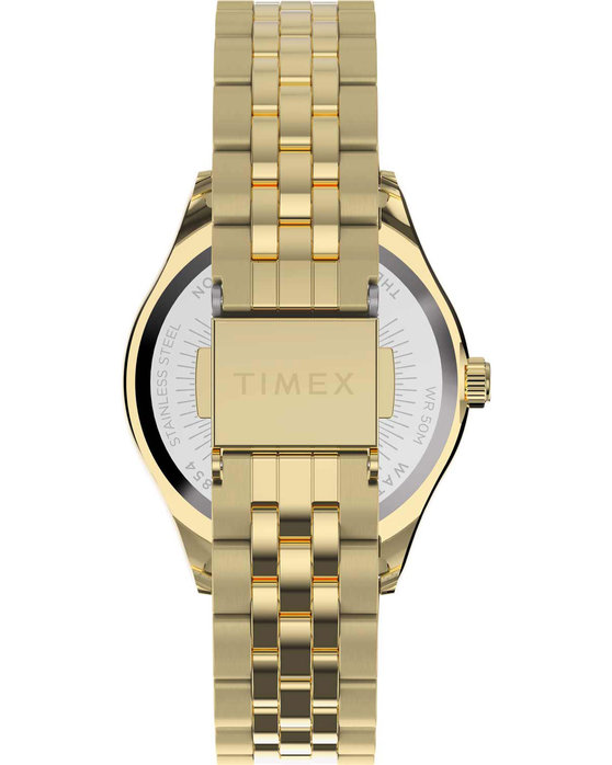 TIMEX Waterbury Traditional Crystals Gold Stainless Steel Bracelet